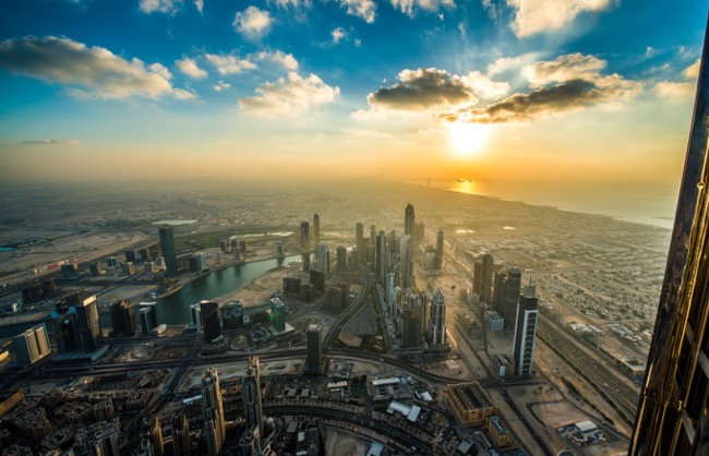 Enjoy Sunset From Burj Khalifa