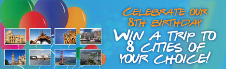 Win a trip to 8 cities of your choice with Hostelbookers