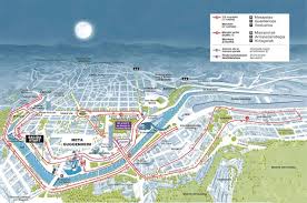EDP Bilbao Night Marathon route