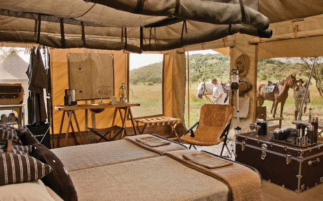 The tented camp