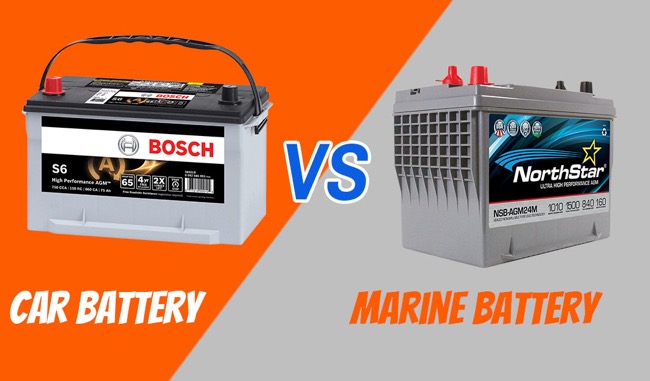 Difference Between a Marine and Car Battery