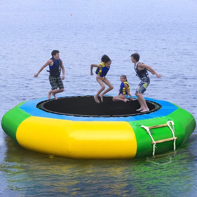 Water trampolining