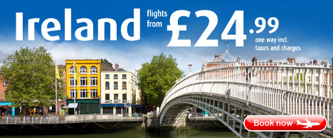 Aer Lingus - Summer Flights to Ireland from GBP24.99 inc. tax