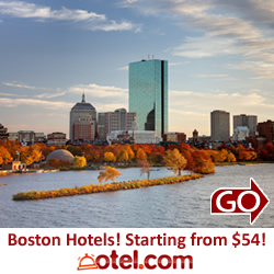 Boston hotel sale at otel.com