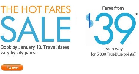 JetBlue Hot fares! Starting at just $39