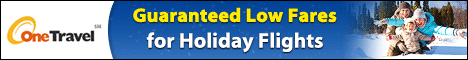 Guaranteed low fares for holiday flights, save $12 with promo code