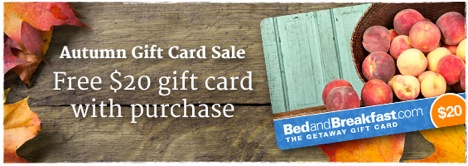 Get a Free $20 B&B Gift Card with Purchase
